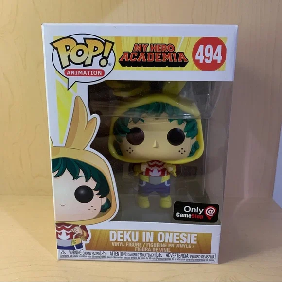 Funko Pop My Hero Academia Deku in Onesie #494 GameStop Exclusive Vinyl New